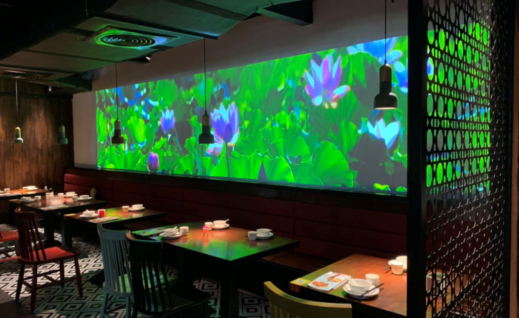 深圳溪游記5D全息餐廳升級改造-博視界科技